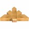 Ekena Millwork Redmond Rough Sawn Timber Gable Bracket, Western Red Cedar, 36"W x 21"H x 6"D x 6"F, 14/12 Pitch GBW036X21X0606RED00RWR - alternate 3